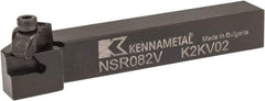 Kennametal - External Thread, Right Hand Cut, 12.7mm Shank Width x 12.7mm Shank Height Indexable Threading Toolholder - 88.9mm OAL, N.2R Insert Compatibility, NS Toolholder, Series Top Notch - Best Tool & Supply