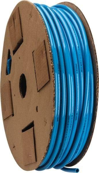 Parker - 3/8" ID x 1/2" OD, 1/16" Wall Thickness, 250' Long, Polyurethane Tube - Blue, 85 Max psi, 90 - 95 Shore A Hardness, -40 to 180°F - Best Tool & Supply