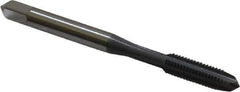 OSG - #10-32 UNF 4 Flute elektraLUBE Finish High Speed Steel Straight Flute Standard Hand Tap - Plug, Right Hand Thread, 2-3/8" OAL, 7/8" Thread Length, H11 Limit, 0.005" Oversize - Best Tool & Supply