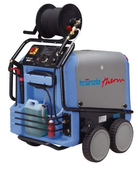 Kranzle - Electric, 7.5 hp, 2,400 psi, 5 GPM, Hot Water Pressure Washer - 66' Hose, 220 Max Volts - Best Tool & Supply