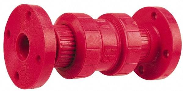 NIBCO - 1-1/2" PVDF Check Valve - Flanged, 1,360 WOG - Best Tool & Supply