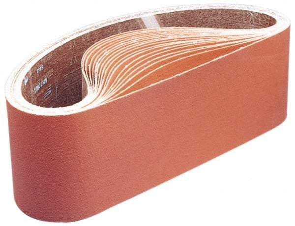 3M - 52" Wide x 103" OAL, 180 Grit, Aluminum Oxide Abrasive Belt - Aluminum Oxide, Very Fine, Coated, F Weighted Paper Backing, Series 366UZ - Best Tool & Supply