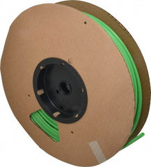 Parker - 0.18" ID x 1/4" OD, 1/32" Wall Thickness, 250' Long, Nylon Tube - Green, 250 Max psi, -65 to 200°F - Best Tool & Supply