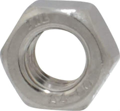 Value Collection - M5x0.80 Metric Coarse Stainless Steel Right Hand Hex Nut - 8mm Across Flats, 4mm High, Uncoated - Best Tool & Supply