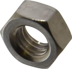 Value Collection - M8x1.25 Metric Coarse Stainless Steel Right Hand Hex Nut - 13mm Across Flats, 6.5mm High, Uncoated - Best Tool & Supply