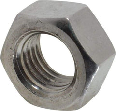 Value Collection - M16x2.00 Metric Coarse Stainless Steel Right Hand Hex Nut - 24mm Across Flats, 13mm High, Uncoated - Best Tool & Supply