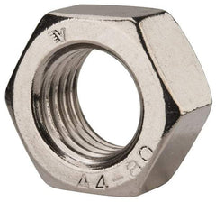 Value Collection - M24x3.00 Metric Coarse Stainless Steel Right Hand Hex Nut - 36mm Across Flats, 19mm High, Uncoated - Best Tool & Supply