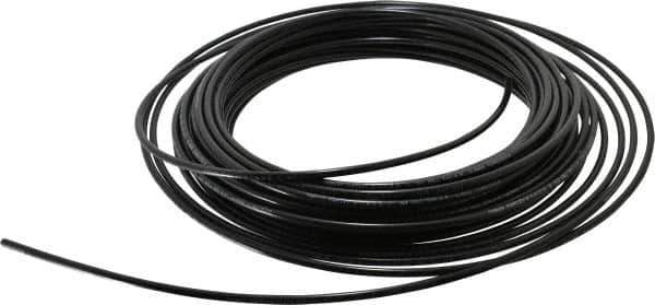 Parker - 1/8" ID x 1/4" OD, 1/16" Wall Thickness, 100' Long, Nylon Tube - Black, 500 Max psi, -65 to 200°F - Best Tool & Supply