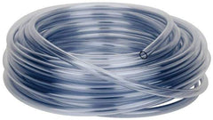 Parker - 1/2" ID x 5/8" OD, 1/16" Wall Thickness, 100' Long, Vinyl Tube - Clear, 30 Max psi, -40 to 150°F - Best Tool & Supply