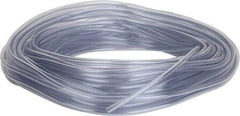 Parker - 3/16" ID x 5/16" OD, 1/16" Wall Thickness, 100' Long, Vinyl Tube - Clear, 55 Max psi, -40 to 150°F - Best Tool & Supply