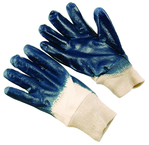 Nitrile Rubber Smooth Surface Gloves - Large (dozen pair) - Best Tool & Supply