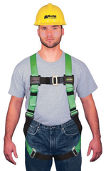 Miller HP Series Non-Stretch Harness w/Friction Buckle Shoulder Straps; Mating Buckle Leg Straps & Mating Buckle Chest Strap - Best Tool & Supply