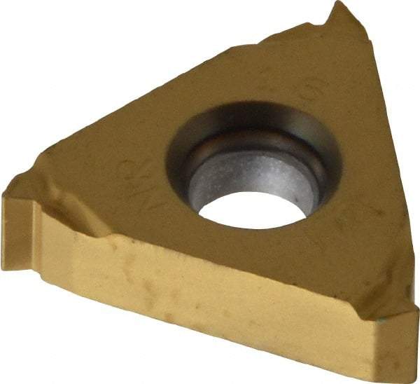 Seco - 16NR Internal Right Hand 16 UN Laydown Threading Insert - Grade CP500, TiAlN/TiN Coated Carbide - Best Tool & Supply