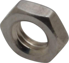 Value Collection - M5x0.80 Metric Coarse Stainless Steel Right Hand Hex Jam Nut - 8mm Across Flats, 2.7mm High, Uncoated - Best Tool & Supply