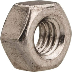 Value Collection - M4x0.70 Metric Coarse Stainless Steel Right Hand Heavy Hex Nut - 7mm Across Flats, 4mm High, Uncoated - Best Tool & Supply