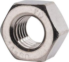 Value Collection - M10x1.50 Metric Coarse Stainless Steel Right Hand Heavy Hex Nut - 17mm Across Flats, 10mm High, Uncoated - Best Tool & Supply