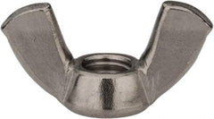 Value Collection - M8x1.25 Metric Coarse, Stainless Steel Standard Wing Nut - Grade 316, Austenitic Grade A4, 30.3mm Wing Span, 14.8mm Wing Span - Best Tool & Supply