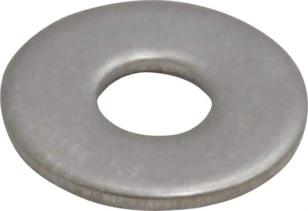 Value Collection - M4 Screw, Grade 18-8 Stainless Steel Fender Flat Washer - 4.3mm ID x 12mm OD, Plain Finish - Best Tool & Supply