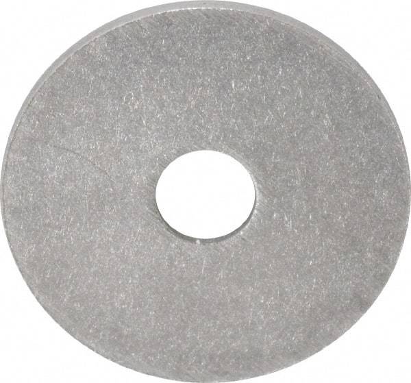 Value Collection - M3 Screw, Grade 18-8 Stainless Steel Fender Flat Washer - 3.2mm ID x 14mm OD, Plain Finish - Best Tool & Supply