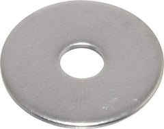 Value Collection - M5 Screw, Grade 18-8 Stainless Steel Fender Flat Washer - 5.3mm ID x 20mm OD, Plain Finish - Best Tool & Supply