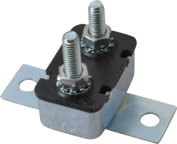 Value Collection - 30 Amp Automotive Heavy Duty Stud Terminal Circuit Breaker - Crosswise Bracket Mount, 1.259" Long x 0.838" Wide 0.652" High - Best Tool & Supply