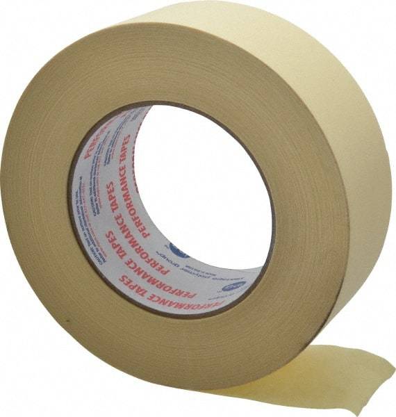 Intertape - 2" Wide x 60 Yd Long White Paper Masking Tape - Series PG21, 7.3 mil Thick, 26 In/Lb Tensile Strength - Best Tool & Supply