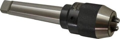 Jacobs - 4MT, 7/64 to 5/8" Capacity, Integral Shank Drill Chuck - Keyless, Taper Shank, 2-1/8" Sleeve Diam, 3-23/64" Open Length - Exact Industrial Supply