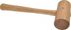 Garland - 7/8 Lb Head Wooden Mallet - 11-3/4" Long Wood Handle - Best Tool & Supply