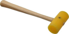 Garland - 1/4 Lb Head Plastic Mallet - 9" OAL, 9-1/4" Long Wood Handle - Best Tool & Supply