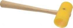 Garland - 3/8 Lb Head Plastic Mallet - 9-3/4" OAL, 10" Long Wood Handle - Best Tool & Supply