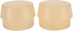 Garland - 1-3/4" Face Diam, Grade Soft, Natural Soft Face Hammer Tip - Urethane - Best Tool & Supply