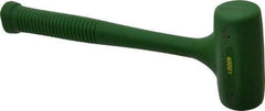 Garland - 16 oz Head 1-1/2" Face Diam Polyurethane Dead Blow Hammer - 10" OAL, Polyurethane Handle - Best Tool & Supply