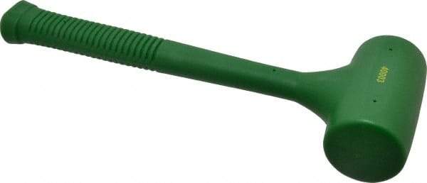 Garland - 36 oz Head 2-1/4" Face Diam Polyurethane Dead Blow Hammer - 12-3/4" OAL, Polyurethane Handle - Best Tool & Supply