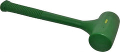 Garland - 48 oz Head 2-3/8" Face Diam Polyurethane Dead Blow Hammer - 14-1/2" OAL, Polyurethane Handle - Best Tool & Supply