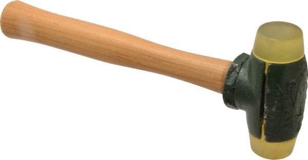 Garland - 1-1/2 Lb Head 1-1/4" Face Urethane Split Head Hammer - Wood Handle - Best Tool & Supply