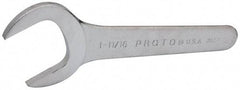 Proto - 1-11/16" Standard Service Open End Wrench - 7-5/8" OAL, Single End, Satin Finish, 30° Head Angle - Best Tool & Supply