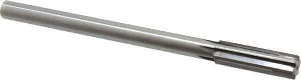 Made in USA - 0.675" Carbide-Tipped 6 Flute Chucking Reamer - Straight Flute, 9/16" Straight Shank, 2-1/4" Flute Length, 9" OAL - Best Tool & Supply