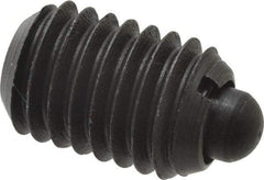 Gibraltar - 1/2-13, 3/4" Thread Length, 0.151" Plunger Projection, Steel Threaded Spring Plunger - 1/4" Max Plunger Diam, 0.75" Plunger Length, 5 Lb Init End Force, 28.5 Lb Final End Force - Best Tool & Supply