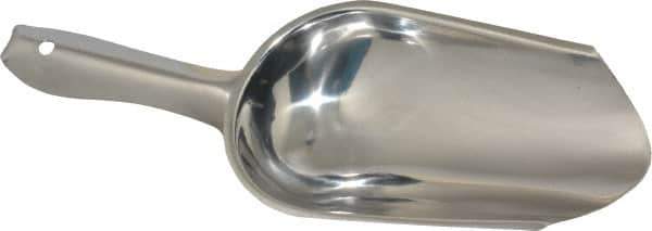 VOLLRATH - 5 oz Silver Stainless Steel Round Bottom Scoop - 5" Wide x 5-1/2" Deep Bowl, 4" Handle Length, 9-1/2" OAL - Best Tool & Supply