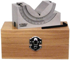 Fowler - 1-3/4" Max Capacity, 90° Angle, Steel V-Block - 3-3/4" Long x 1-3/4" Wide x 2" High, Sold as Individual - Best Tool & Supply