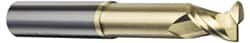 Corner Radius End Mill: 1″ Dia, 1-1/4″ LOC, 0.06″ Radius, 2 Flutes, Solid Carbide 5″ OAL, 1″ Shank Dia, 45 ° Helix, ZrN Coated, Corner Radius End, Centercutting