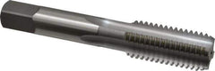 OSG - 3/4-10 UNC 2B/3B 4 Flute Bright Finish High Speed Steel Straight Flute Standard Hand Tap - Bottoming, Right Hand Thread, 4-1/4" OAL, 2" Thread Length, H5 Limit, Oversize - Best Tool & Supply