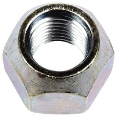 Dorman - M12-1.5 Zinc Finish Open Wheel Nut - 19mm Hex, 14mm OAL, 60° Seat Angle - Best Tool & Supply