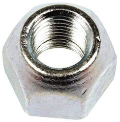 Dorman - M12-1.5 Zinc Finish Open Wheel Nut - 21mm Hex, 18mm OAL, 60° Seat Angle - Best Tool & Supply