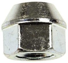 Dorman - M14-1.5 Yellow Zinc Finish Open Wheel Nut - 22mm Hex, 20.5mm OAL, 60° Seat Angle - Best Tool & Supply