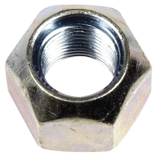 Dorman - 1/2-20 Zinc Finish Open Wheel Nut - 13/16" Hex, 5/8" OAL, 90° Seat Angle - Best Tool & Supply