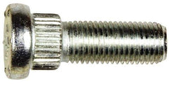 Dorman - 7/16-20 Serrated Bolt Wheel Stud - 0.575" Knurl, 1-3/8" OAL, 5/16" Shoulder Length - Best Tool & Supply