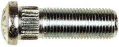 Dorman - 1/2-20 Serrated Bolt Wheel Stud - 0.535" Knurl, 1-17/32" OAL, 5/16" Shoulder Length - Best Tool & Supply