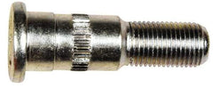 Dorman - 1/2-20 Serrated Bolt Wheel Stud - 5/8" Knurl, 1-5/16" OAL, 1" Shoulder Length - Best Tool & Supply