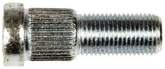 Dorman - 1/2-20 Serrated Bolt Wheel Stud - 0.62" Knurl, 1-5/8" OAL, 19/32" Shoulder Length - Best Tool & Supply